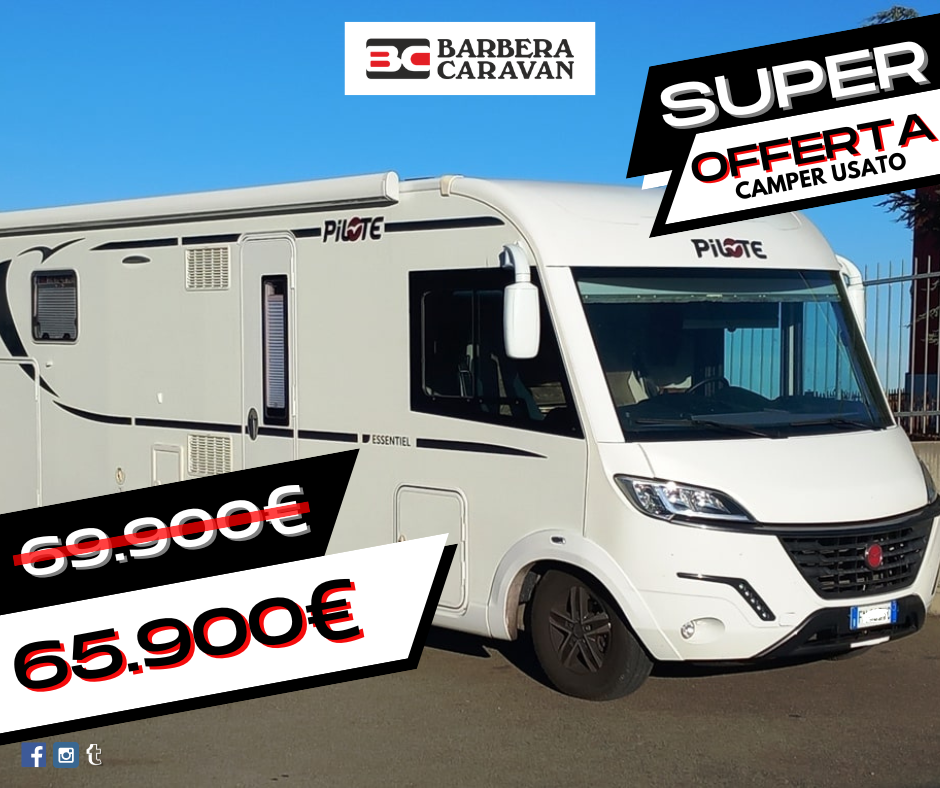 Pilote Essentiel G740 motorhome letto nautico